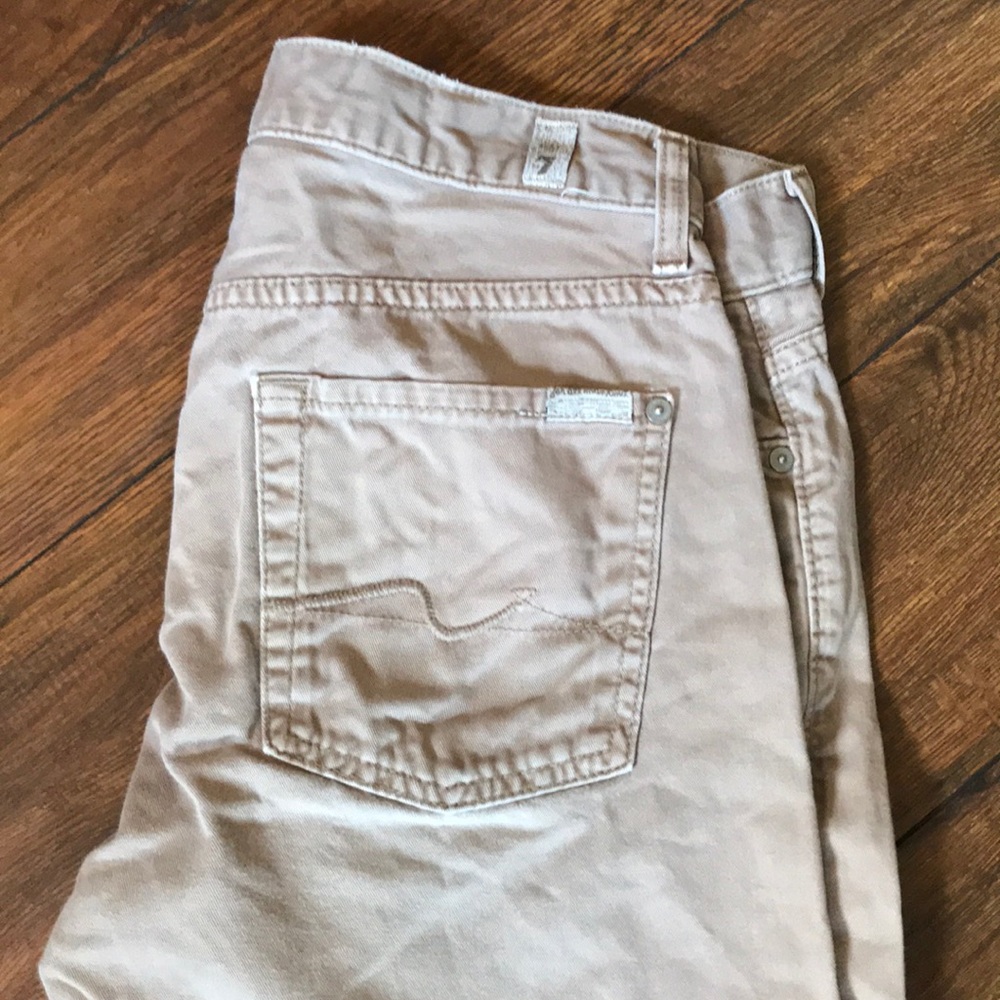 Tan 7 jeans